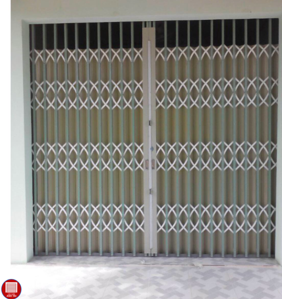 CỬA KÉO SẮT CÓ LÁ ĐÀI LOAN U 1.2LY